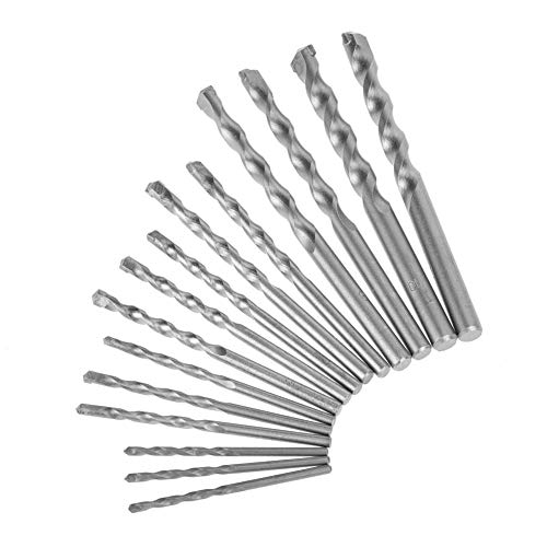 HSS Mikrobohrer-Set, 15 Stück, 3–10 mm, Hartmetallspitze, Steinbohrer für Beton, Ziegel, Fliesen von Wakects