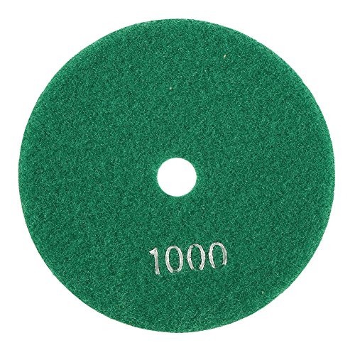 5inch /125mm Nass Diamant Polierkissen Stein Schleifscheibe Polierpad Scheibe Grit für Granit Marmor Beton Stein Polieren Polischin Satz(1000) von Walfront