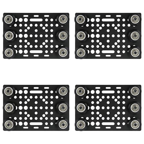 Aluminium-Portalplatte, Schwarz Eloxierte Oberfläche mit Riemenscheibe (ca. 20–80 Mm/0,8–3,1 Zoll) für Fräsmaschinen, Zahnradformer, Bohrmaschinen, CNC-Drehmaschinen von Walfront