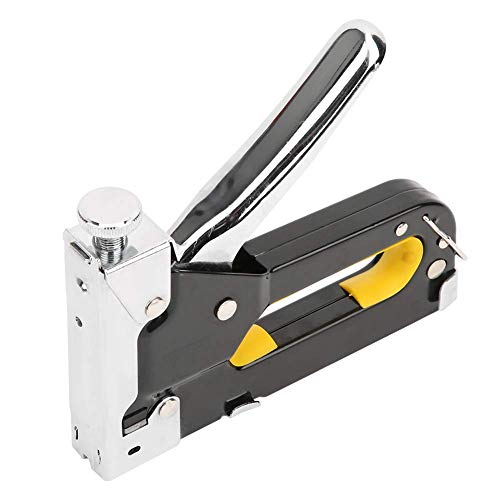 Manual Nailer Staple Tacker Handnagelwerkzeug Hardware-Zubehör 3 Use Rahmenhefter Aus schwarzem legiertem Stahl für Die Verpackung Von Möbeln Dekoration Holzbearbeitungsindustrie von Walfront