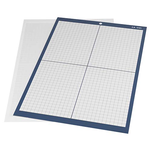 Schneidematte,Selbstklebende Schneidplatte, A3 Schneidematte Plotter Rutschfeste, Durable Selbst Healing Board für Cutter Plotter 18 "× 12"(White/Weak Stickness) von Walfront