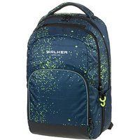 Walker Schulrucksack College 2.0 Kunstfaser blau/neon von Walker