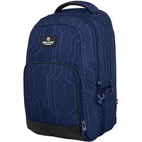 Walker Schulrucksack College 2.0 Kunstfaser dunkelblau/ hellblau von Walker