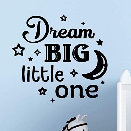 Dream big little one Schatten Wandabziehbild abnehmbarer Vinylaufkleber Wandbild Fenster Kinder Kinder Kuns Sticker Aufkleber fürs Kinderzimmer von Wall4stickers