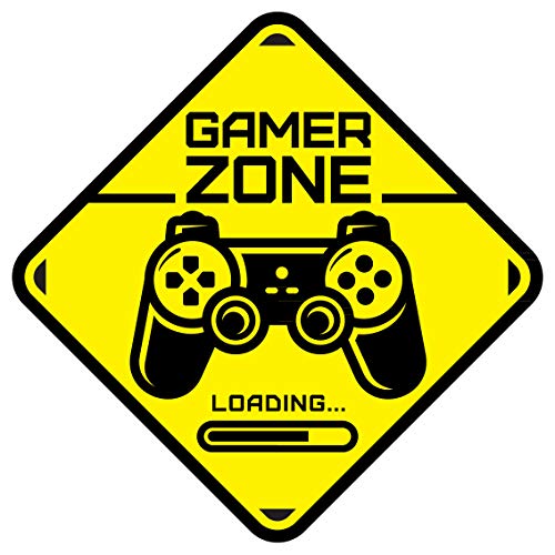 Gamer Zone Loading Nicht stören Spieler bei der Arbeit Tür Aufkleber Kinderzimmer Wandaufkleber Wandbild Vinyl Aufkleber Kinderzimmer Kinder Spieler Kunst Teenager Videospiel Wandbild von Wall4stickers