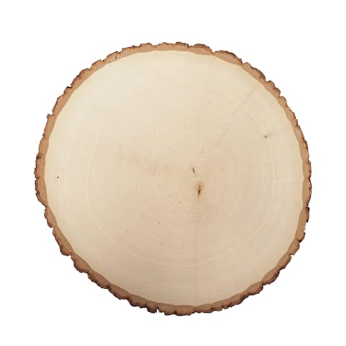 Walnut Hollow Dickes, rustikales Lindenholz, rund, 25,4–35,6 cm breit, für Holzverbrennung, Heimdekoration und rustikale Hochzeiten von Walnut Hollow