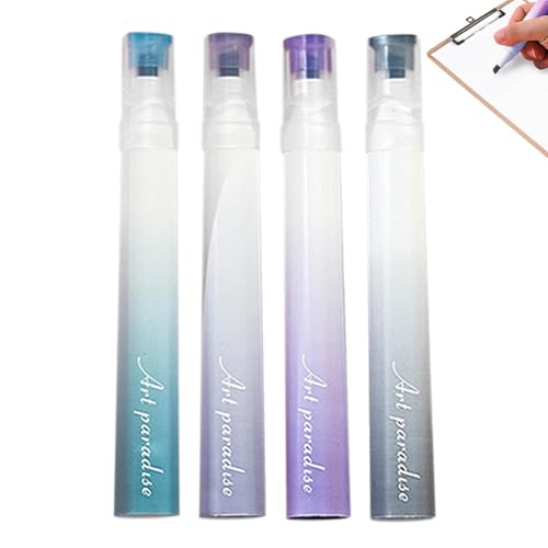 Walopola Studien-Highlighter, Anmerkungs-Highlighter,4X helle, schnell trocknende, nicht ausblutende Marker - Helle, schnell trocknende, nicht ausblutende Marker, farbige Marker, von Walopola