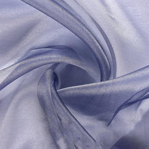 1 Meter breit 150cm Organzastoff zum Nähen,Soft Glitzer Tüllstoff, für DIY Basteln Bekleidung Tüllrock Hochzeitskleid Schleier Vorhänge für DIY Bastel Tischdecken Hochzeit Party Deko,Dunkelgrau von Wambere