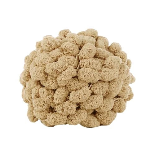 1 Rolle 130g ca.28m Dicke Wolle Garn Pom Pom Ball Wolle Strickwolle Garn Plüschballgarn,Wolle zum Häkeln und Stricken,für DIY Handgemacht Kunsthandwerk Schals Mützen Kissen Decken,Farbe 31 von Wambere