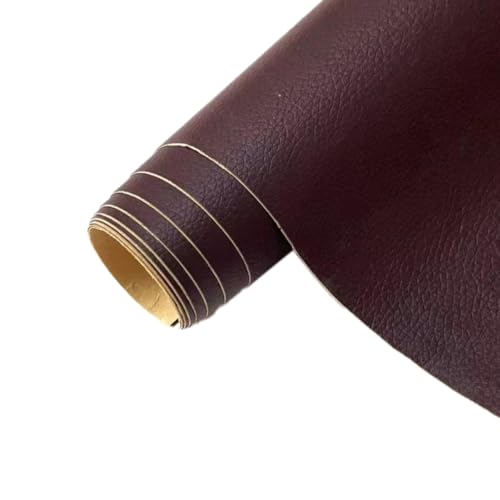 1 Stück Kunstleder Selbstklebend Lederflicken Selbstklebend Leder Reparatur Selbstklebend Leder Patch Kunstleder Flicken Lederaufnäher für Autositze Sofas Möbel Taschen,Dunkelbraun,100x137cm von Wambere