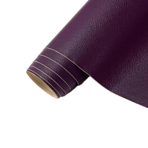 1 Stück Kunstleder Selbstklebend Lederflicken Selbstklebend Leder Reparatur Selbstklebend Leder Patch Kunstleder Flicken Lederaufnäher für Autositze Sofas Möbel Taschen,Dunkelviolett,100x137cm von Wambere