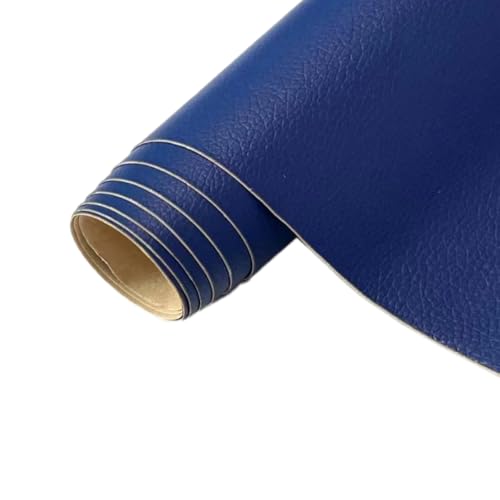 1 Stück Kunstleder Selbstklebend Lederflicken Selbstklebend Leder Reparatur Selbstklebend Leder Patch Kunstleder Flicken Lederaufnäher für Autositze Sofas Möbel Taschen,Königsblau,100x137cm von Wambere