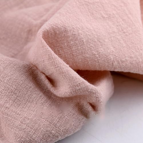 100cm x 130cm Stoffe Stoff aus Baumwolle und Leinen,Dünner Leinenstoff,Stoff Fabric Meterware,Fabric zum Nähen,Dekostoff für DIY Basteln Kleidungsdekoration Tischdekoration,Altrosa 100cm x 130cm Stoffe Stoff aus Baumwolle und Leinen,Dünner Leinenstoff,Stoff Fabric Meterware,Fabric zum Nähen,Dekostoff für DIY Basteln Kleidungsdekoration Tischdekoration,Altrosa von Wambere