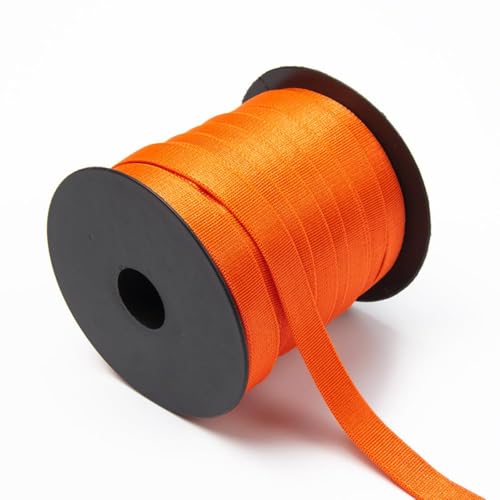 10m 10mm Breit Elastisches Band,Gummiband zum Nähen,Gummilitze Elastisches Zum Nähen,Elastic Band Elastisches Farbband für DIY Handwerk Basteln Unterwäsche BH-Träger Kleidung Gürtel,Orange von Wambere