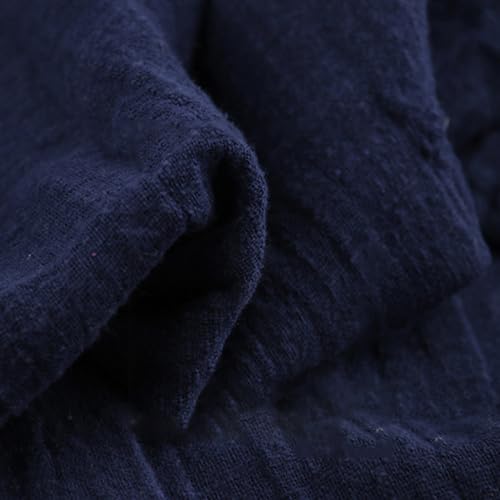 300cm x 130cm Stoffe Stoff aus Baumwolle und Leinen,Dünner Leinenstoff,Stoff Fabric Meterware,Fabric zum Nähen,Dekostoff für DIY Basteln Kleidungsdekoration Tischdekoration,Navy blau 300cm x 130cm Stoffe Stoff aus Baumwolle und Leinen,Dünner Leinenstoff,Stoff Fabric Meterware,Fabric zum Nähen,Dekostoff für DIY Basteln Kleidungsdekoration Tischdekoration,Navy blau von Wambere