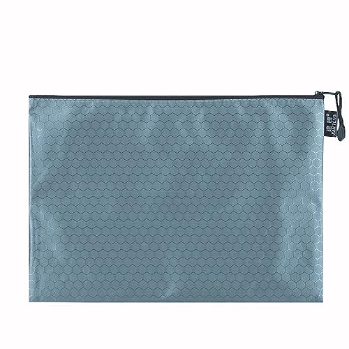 5 Stück Dokumententasche Wasserdichte Dokumentenmappe mit Reißverschluss Zipper File Taschen Für Datei Papier Dokumente Kosmetika Hausaufgaben Reiseutensilien,Grau,B4(38×27.5cm) von Wambere