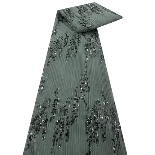 Wambere 1 Yard x 130 cm Tüllstoff Glitzer Dekostoff Mit Pailletten Meterware Paillettenstoff Glitzernder Stoff Tüll Dekostoff Nähstoff für Kleiderparty Hochzeit Tutu-Röcke DIY Bekleidung,B,Graugrün Wambere 1 Yard x 130 cm Tüllstoff Glitzer Dekostoff Mit Pailletten Meterware Paillettenstoff Glitzernder Stoff Tüll Dekostoff Nähstoff für Kleiderparty Hochzeit Tutu-Röcke DIY Bekleidung,B,Graugrün von Wambere