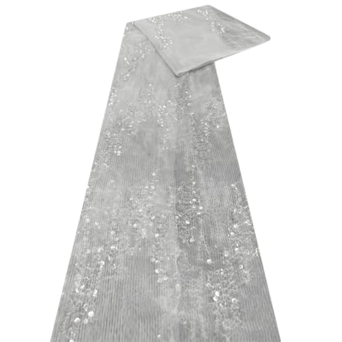 Wambere 1 Yard x 130 cm Tüllstoff Glitzer Dekostoff Mit Pailletten Meterware Paillettenstoff Glitzernder Stoff Tüll Dekostoff Nähstoff für Kleiderparty Hochzeit Tutu-Röcke DIY Bekleidung,Weiß Wambere 1 Yard x 130 cm Tüllstoff Glitzer Dekostoff Mit Pailletten Meterware Paillettenstoff Glitzernder Stoff Tüll Dekostoff Nähstoff für Kleiderparty Hochzeit Tutu-Röcke DIY Bekleidung,Weiß von Wambere