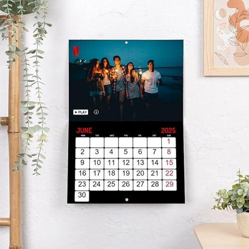 Wanapix | Wandkalender A3 Personalisierter 2025 | Auf Deutsch | Jeden Monat mit einem anderen Foto | Mit Loch zum Aufhängen | Originelle Kalender mit deinen Fotos | 32 x 45 cm | Serie von Wanapix