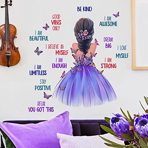 WandSticker4U®- Wandtattoo Kinderzimmer Mädchen GIRL POWER I Wandbild: 66x70 cm I Zitate coole Sprüche Motivation I Wand Aufkleber Wandsticker Teenager Mädchen Jugendliche Deko von WandSticker4U