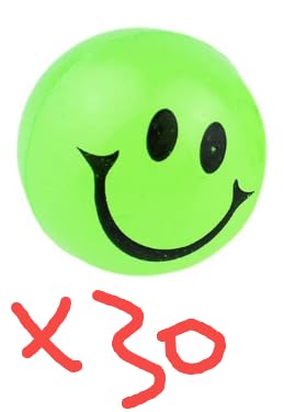 Flummi, 30 Stück Flummies Für Kinder, Leuchtbälle Für Partygeschenke, Geburtstagsfeiern Und Schulbelohnungen, Bunte Springbälle 2,5 cm Flummi, 30 Stück Flummies Für Kinder, Leuchtbälle Für Partygeschenke, Geburtstagsfeiern Und Schulbelohnungen, Bunte Springbälle 2,5 cm von WangVipfei