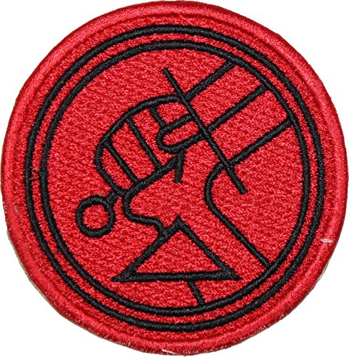 Wardah Limited hell Boy rot BRPD Bestickt Abzeichen Patch Aufnäher oder zum Aufbügeln 7,5 cm von Wardah Limited