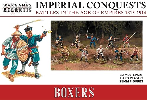 Imperial Conquests – chinesische Boxershorts – 30 mehrteilige Hartplastik (hochschlagfestes Polystyrol), 28 mm Figuren von Wargames Atlantic