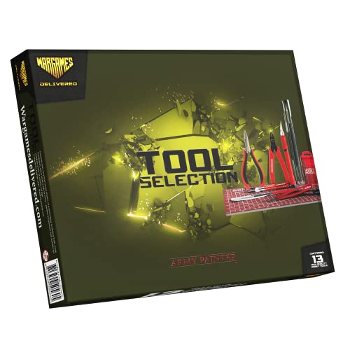 Wargames Delivered Hobby Tool Kit mit Modellierwerkzeugen für Plastikmodelle wie Warhammer Miniaturen, Modellautos und Gundam-Modelle Tool Kit von The Army Painter von Wargames Delivered