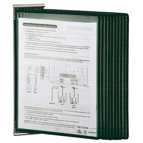 Warmbier Wandhalter Tarifold IDP-STAT, mit 10 Schwenkhaltern, ESD von Warmbier