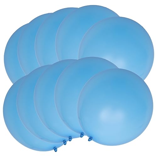 10st 36 Zoll Großer Ballon Pastellfarbene Luftballons Verlobungsballons Grüne Luftballons Ballons Geburtstag Ballonclips Blaue Alles Zum Geburtstag Luftballons Emulsion Blue Warmhm von Warmhm