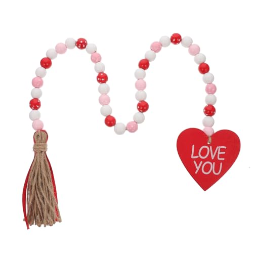 Valentinstag-Anhänger Cute Decor wandverkleidung Valentinstag Dekoration Valentine Presents hohzeitdeko funkeln Bausatz Dekoration für zu Hause Valentinstag Perlengirlande Hanfseil Warmhm von Warmhm