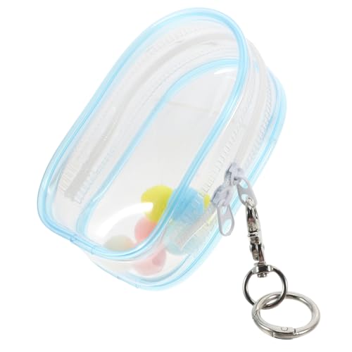 Warmhm 1 Satz Babytasche tragbarer Reißverschluss Minifiguren-Präsentationstasche Tragbare Vitrine Handliche Vitrine Aufbewahrungsorganisator für Puppen übersichtliche Organizer-Tasche von Warmhm