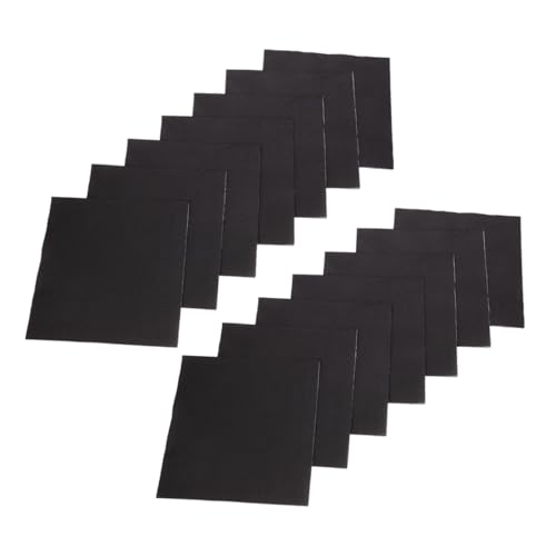 Warmhm 1 Satz Mittagsserviette Geburtstagsservietten Cocktail Servietten Party Servietten Event Servietten Weiche Servietten Halloween-servietten Schwarze Serviette Papier Black 60st von Warmhm