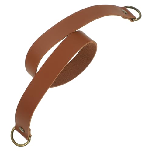 Warmhm 1 Satz Vorhanghalter Anschnallen Gardinenstangenhalter Aus Leder Wohnkultur Outdoor-vorhänge Schlüsselbänder Vorhangring-Clips Vorhangband Aus Leder Pu-Leder Vorhangrahmen Draussen von Warmhm