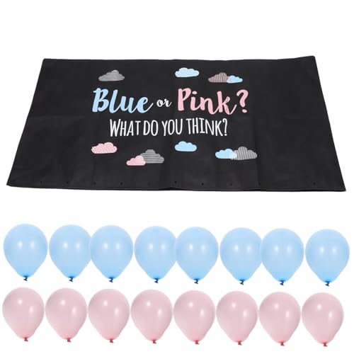 Warmhm 1 Satz -geschlechts-ballon-tasche Konfetti Dekorationen Streamer Ballondekoration Und Goldene Luftballons Marineblaue Luftballons Party Latexballons Emulsion von Warmhm