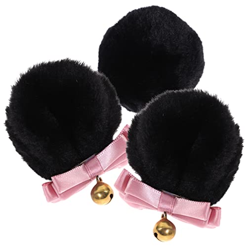 Warmhm 1 Set Bärenohren Haarspange Bärenohren Und Hasen Haar Accessoires Clip On Ohren Plüschhase Tierhaarspangen Pelzige Bärenohren Stirnband Bärenschwanz Kostüm von Warmhm