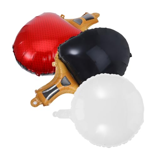 Warmhm 1 Set Tischtennis Ballon Luftballons Partyzubehör Blumen Girlande Zur Dekoration Tennisbälle Pickle Ballon Aluminium Ballon Tischtennis Girlande Schläger Dekoration von Warmhm