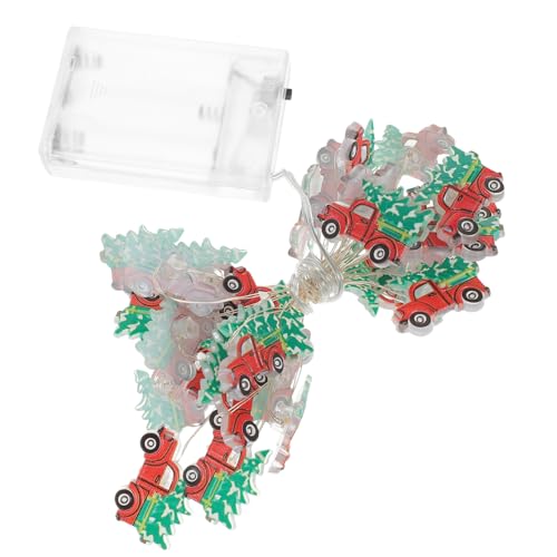 Warmhm 1 Stück Schnur LKW-Lichterketten weihnachtsdeko tannenbaum rotes LKW-LED-Licht geführte Weihnachtsbeleuchtung Lampe im Weihnachtsstil Weihnachts-LED-Lampe einzigartig Abs von Warmhm