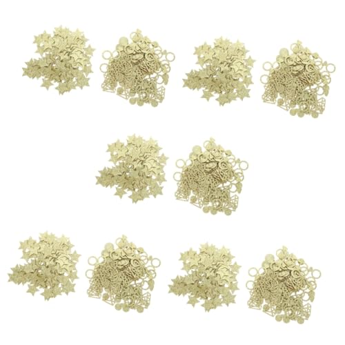 Warmhm 10 Packungen Pentagramm Konfetti hochzeitsdeko hochzeits dekoration Diamantringe party dekoratives konfetti Stern Diamant-Dekor Golddekor tischkonfetti dekor Party Konfetti Papier von Warmhm