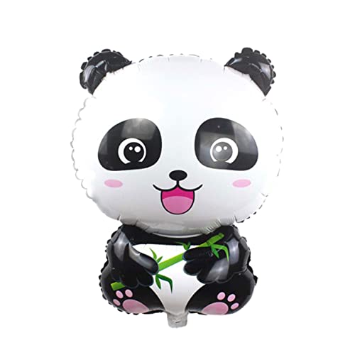 Warmhm 10 Stück Panda Folienballons Kreative Tierdekor Ballons Schwarz Für Unvergessliche Geburtstagsfeiern Festivals Und Partys Perfekt Für Und Tierliebhaber von Warmhm