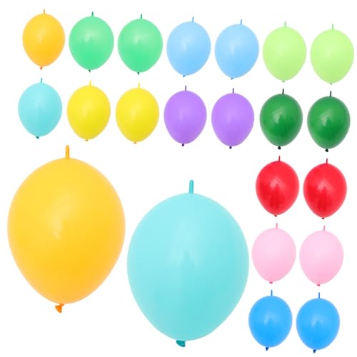 Warmhm 100st Schwanzballon Quadratische Luftballons Feenhafte Luftballons Kuchenvase Hochzeitsdekoration Aufblasbare Ballons Bogenballons Doppelte Ballons Heimdekoration Feier Emulsion von Warmhm