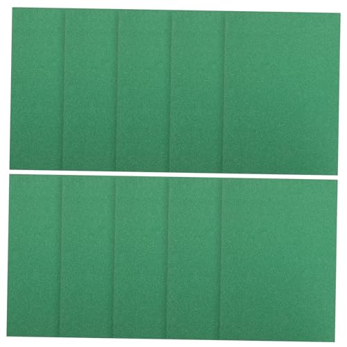 Warmhm 10St Goldpulverkarton farbiges Papier grüner Glitzer farbiges Bastelpapier party dekoration buntes Bastelpapier glänzendes Bastelpapier Glitzerpapier für Einladungen Green von Warmhm