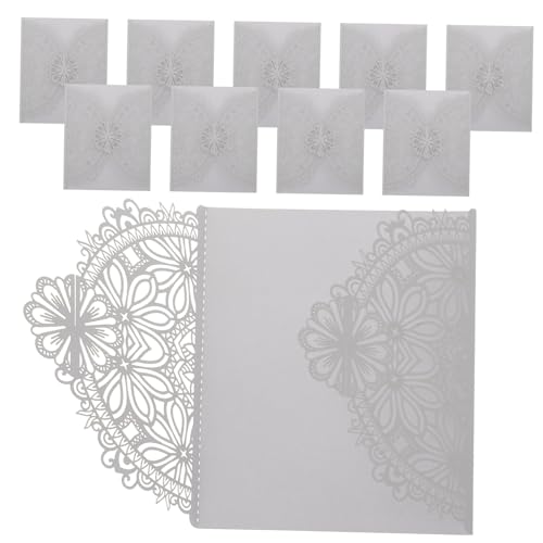 Warmhm 10St Hochzeitseinladung Kartenpapier Hochzeitsaufkleber einladen Tischnummernhalter Einladungspapier einladungskarten hochzeitskarte decorations Hochzeits Einladung Hochzeitsbedarf von Warmhm