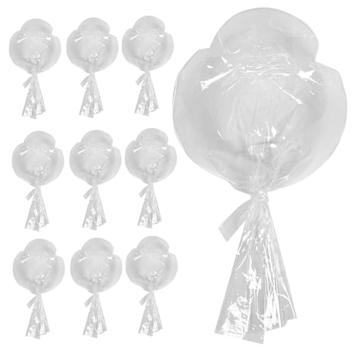 Warmhm 10st Bobo-ball Babyparty-ballon Girlande Geburtstagsdekorationen Helium Hochzeitsballon Grad Ballons Klare Blase Bausatz Ballon Für Geburtstagsfeier Braut- Transparent Tpu von Warmhm