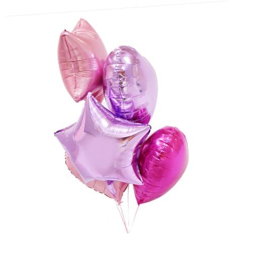 Warmhm 12 Stück Herzförmige Folienballons 18 Zoll Für Valentinstag Hochzeit Und Verlobungsfeier Rosa Und Helllila Perfekte Dekoration Für Romantische Anlässe Und Jubiläen von Warmhm