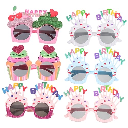 Warmhm 18 Stk Partybrille Sommer Sonnenbrille hawaiianische Sonnenbrille Partyzubehör Gläser neuartige Brillen Geburtstagsparty-Brille lustig Requisiten schmücken Brillengestelle Kind von Warmhm