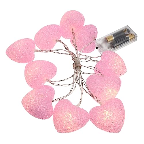 Warmhm Valentinstag Ornament Herzform Licht Romantische Lichterkette Für Herzform Lichterkette Dekorative Nachtlicht Lampen von Warmhm