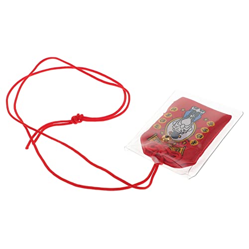 Warmhm 1stk Tüte Glücksbringer Schönes Für Freunde Gesundheitszauber Japanische Omamori Gesundheitsbeutel -Verzierungen Schöne Glücksbringer Stoffamulett Polyester Rot von Warmhm