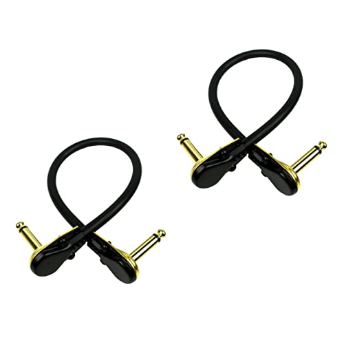 Warmhm 2 Stück Effektkabel Gitarre Basskabel Instrumentenkabel für Bass Verstärkerkabel Rauschunterdrückungskabel Audiokabel Guitar Patch -Kabel Kupfer Golden Warmhm 2 Stück Effektkabel Gitarre Basskabel Instrumentenkabel für Bass Verstärkerkabel Rauschunterdrückungskabel Audiokabel Guitar Patch -Kabel Kupfer Golden von Warmhm