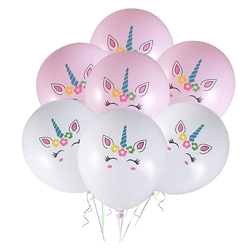 Warmhm Bunte Einhorn Latex Ballons Für Geburtstagsfeier Hochzeiten Und Weihnachtsdekoration von Warmhm